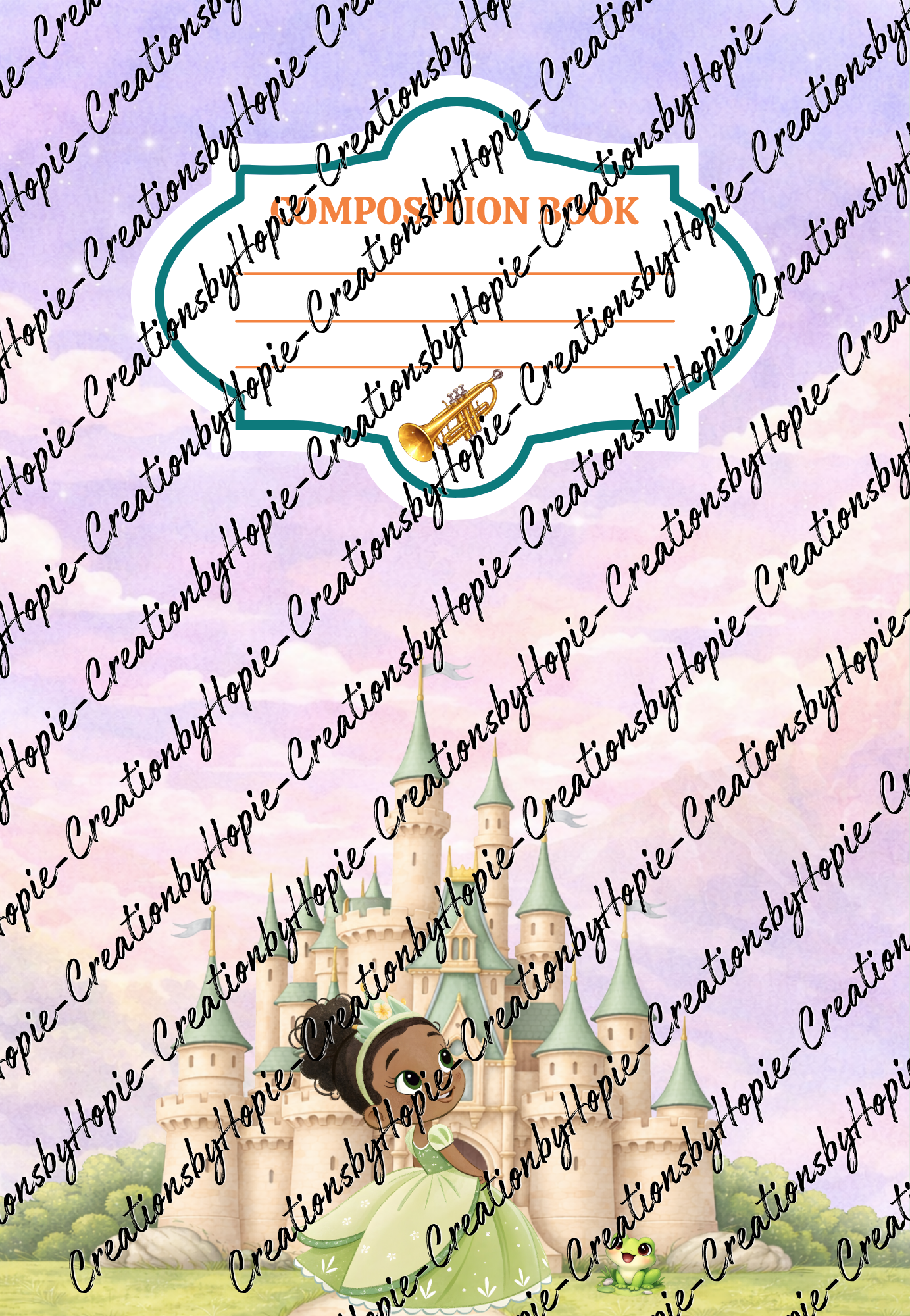 Tiana Notebook Cover