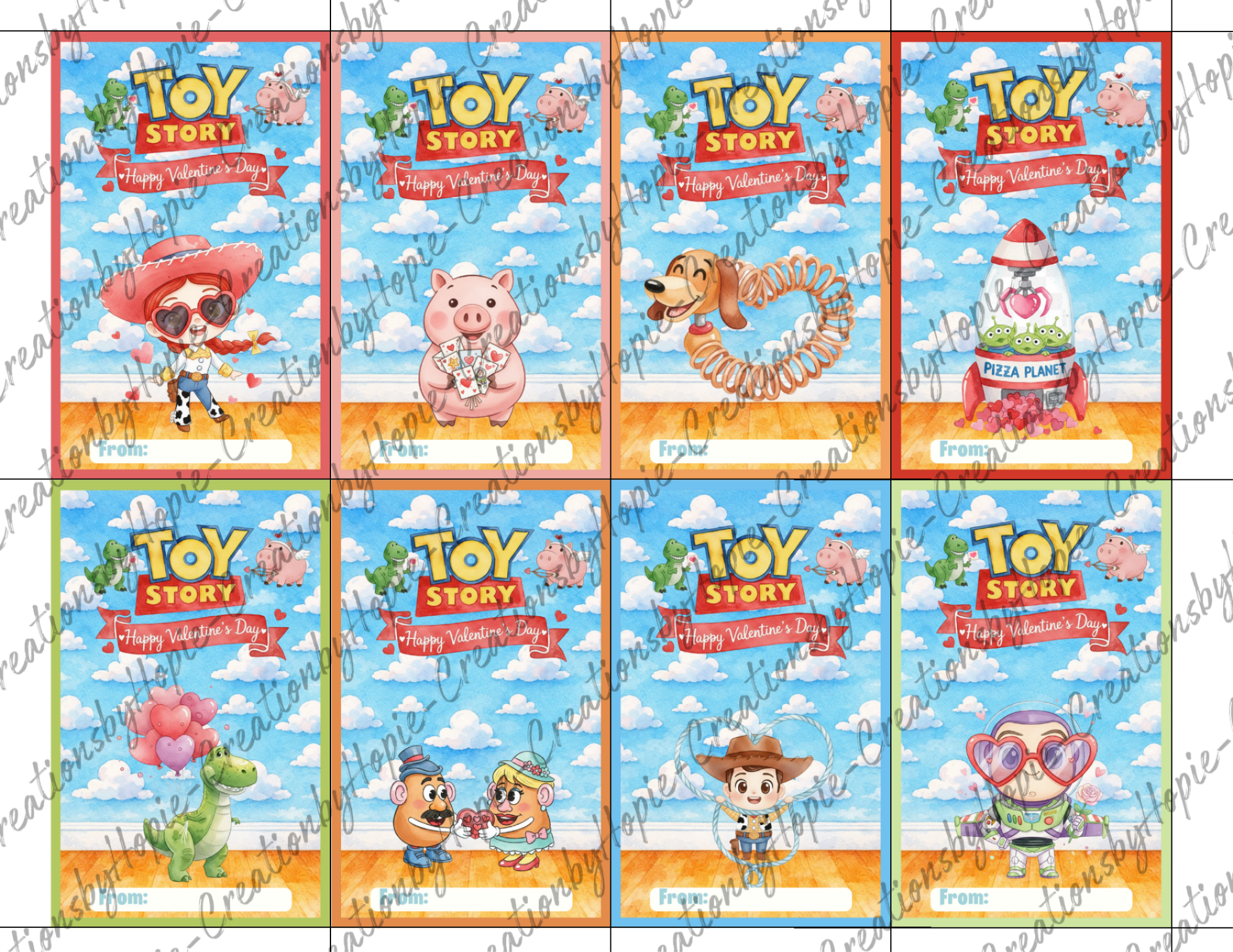 Toy Valentines Day Cards