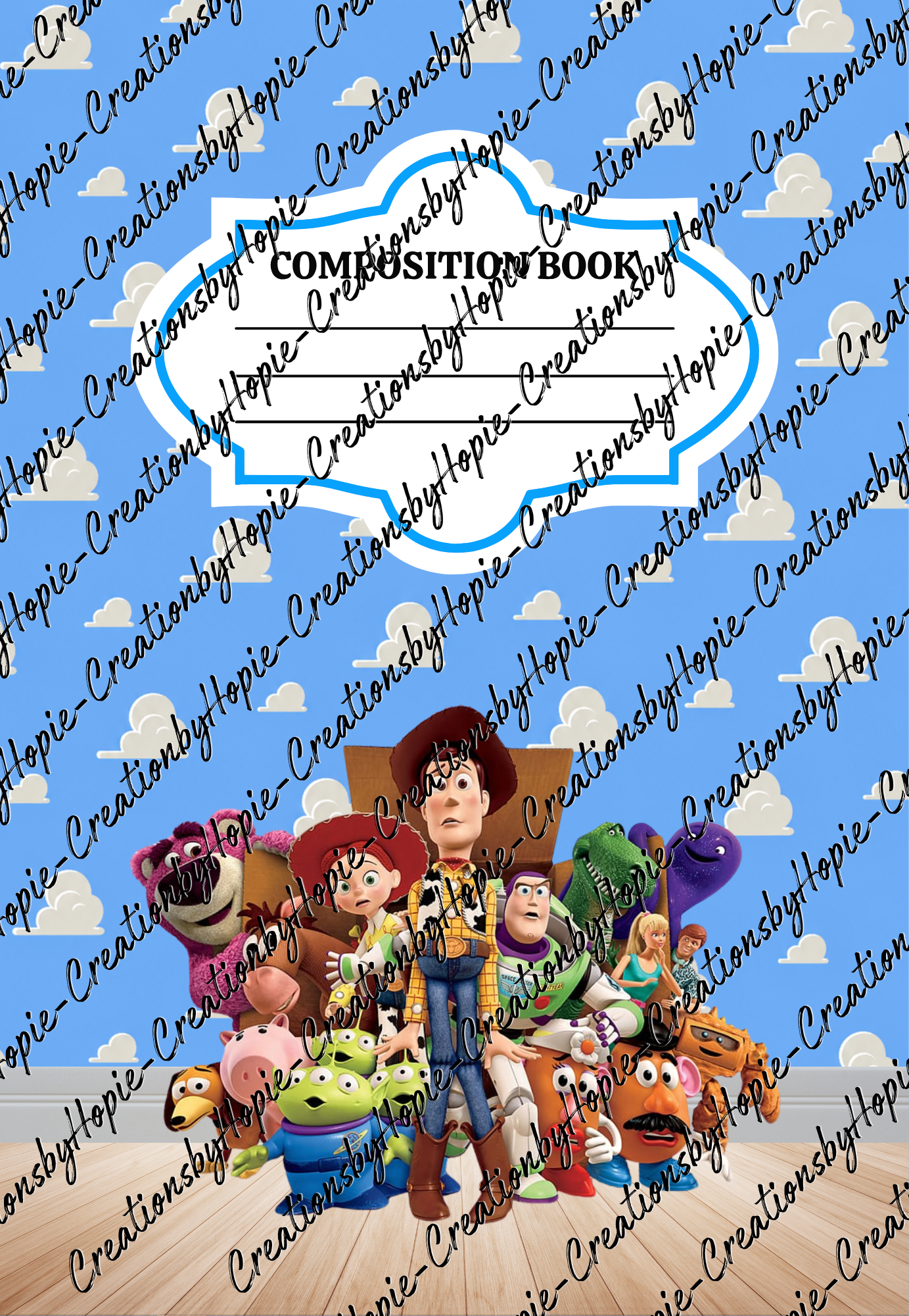 Toy #3 Notebook Cover