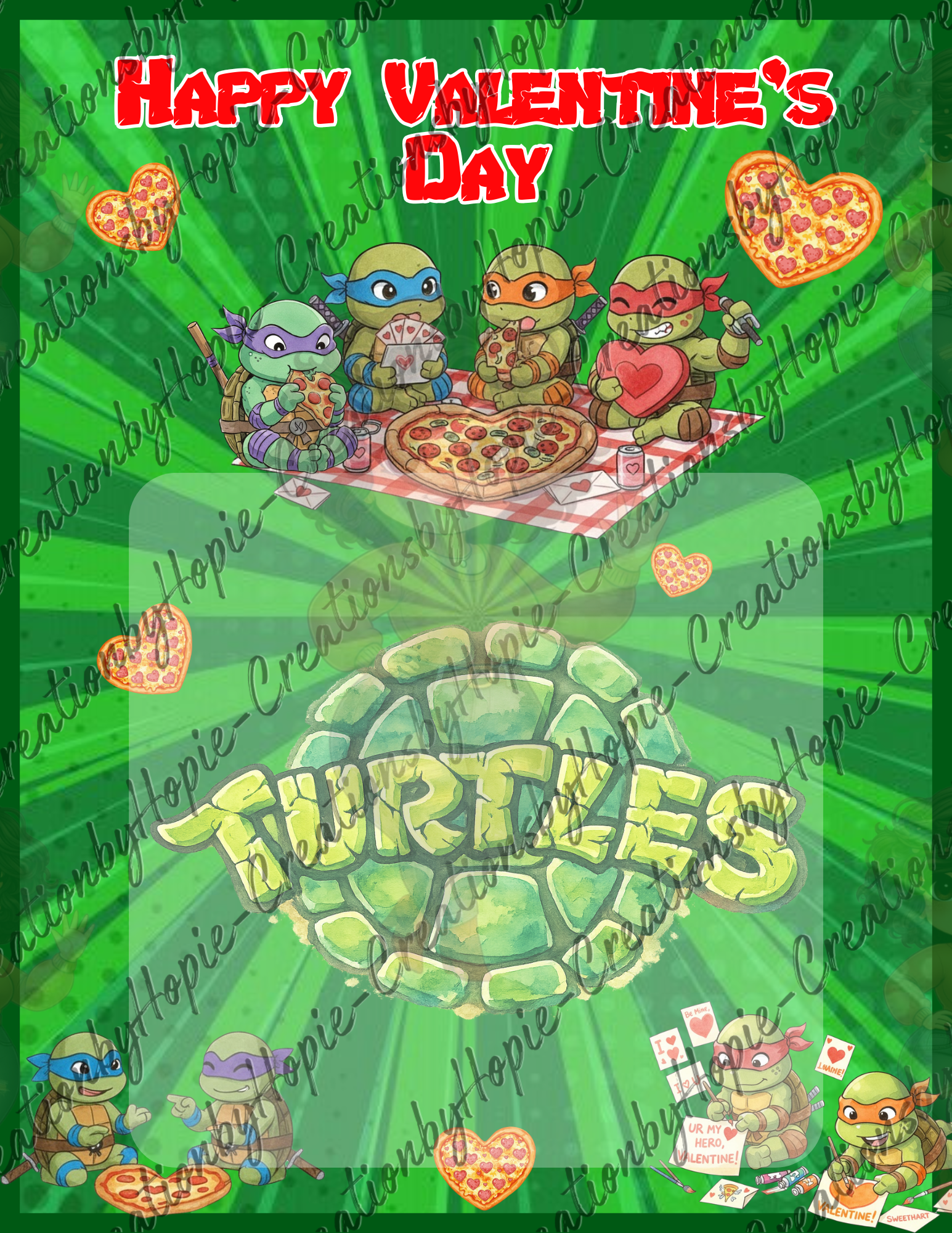 Turtle #1 Jumbo Card