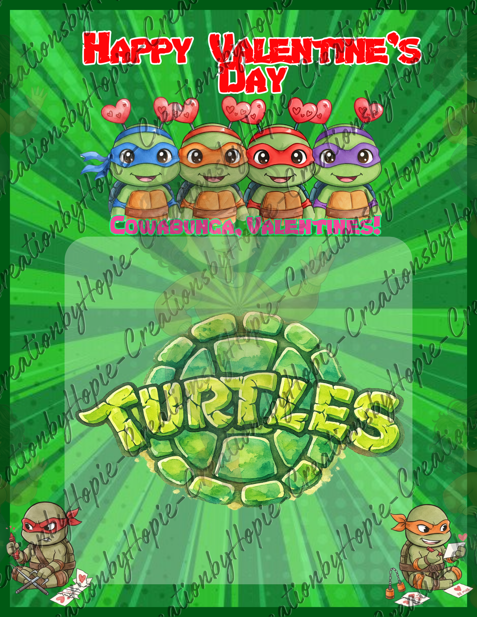 Turtle #2 Jumbo Card