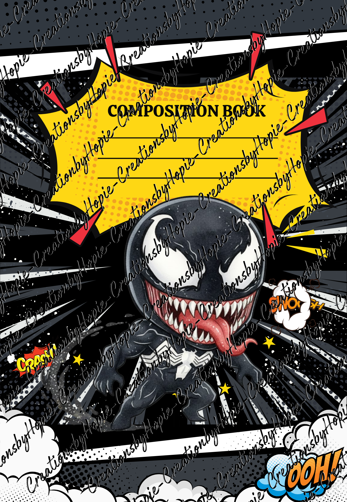 Venom Notebook Cover